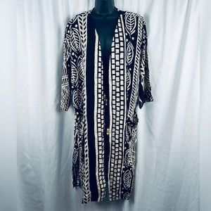 Or-lee Vintage Cotton Kimono Robe Jacket